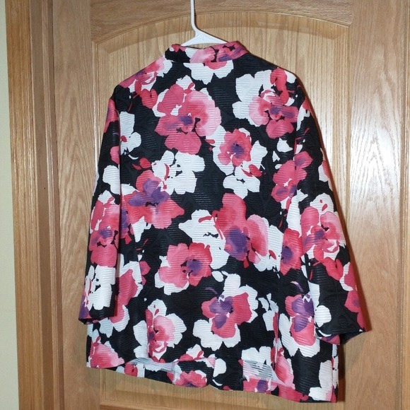 Alfred Dunner floral blazer size 22W - Picture 2 of 5